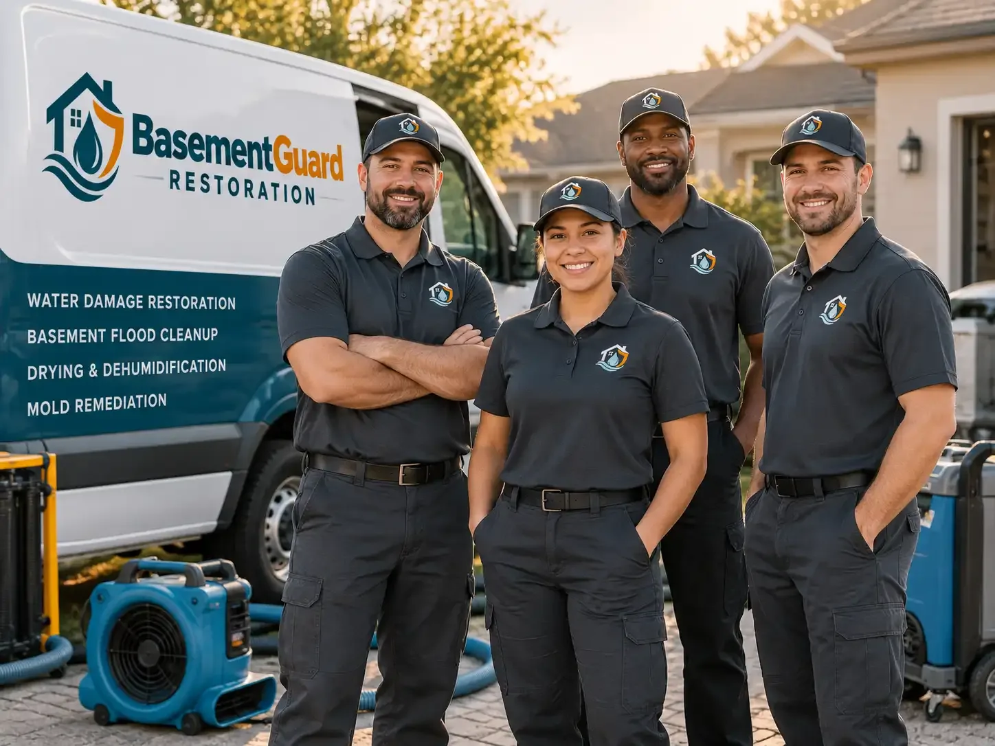 Basement Water Damage Restoration company in Ray, MI